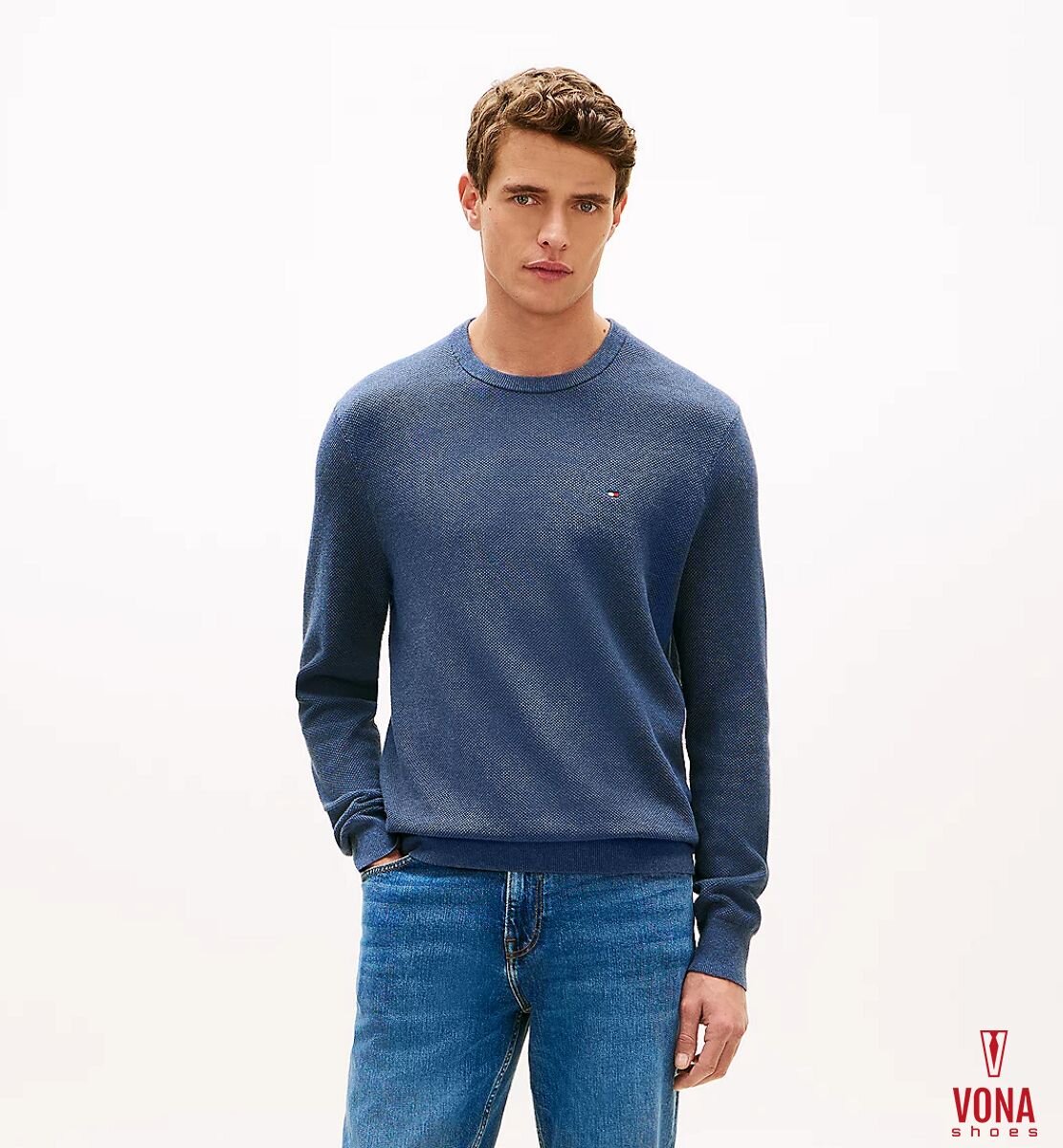 Pullover Tommy Hilfiger Mw0mw36347dbz Uomo