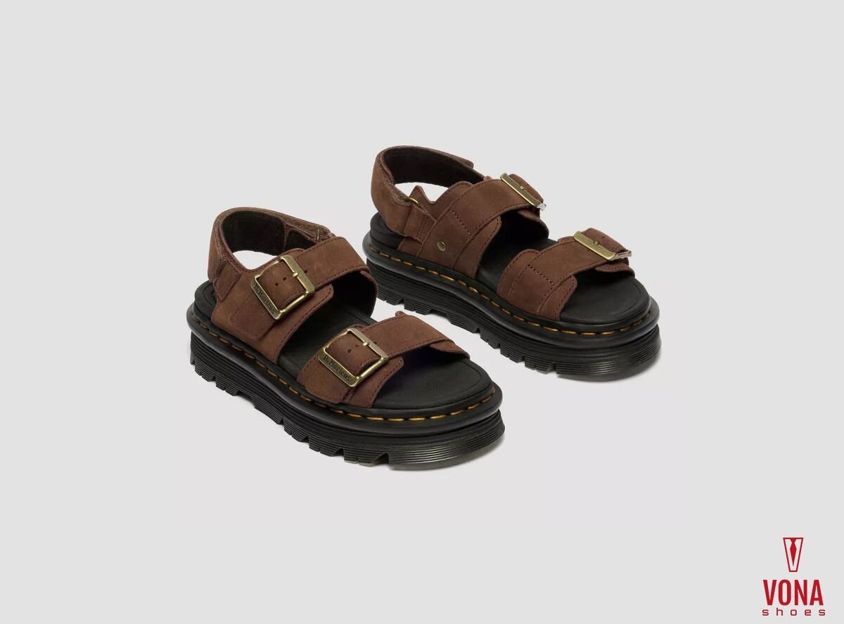 Sandalo Dr. Martens Zebzag Nubuck Donna