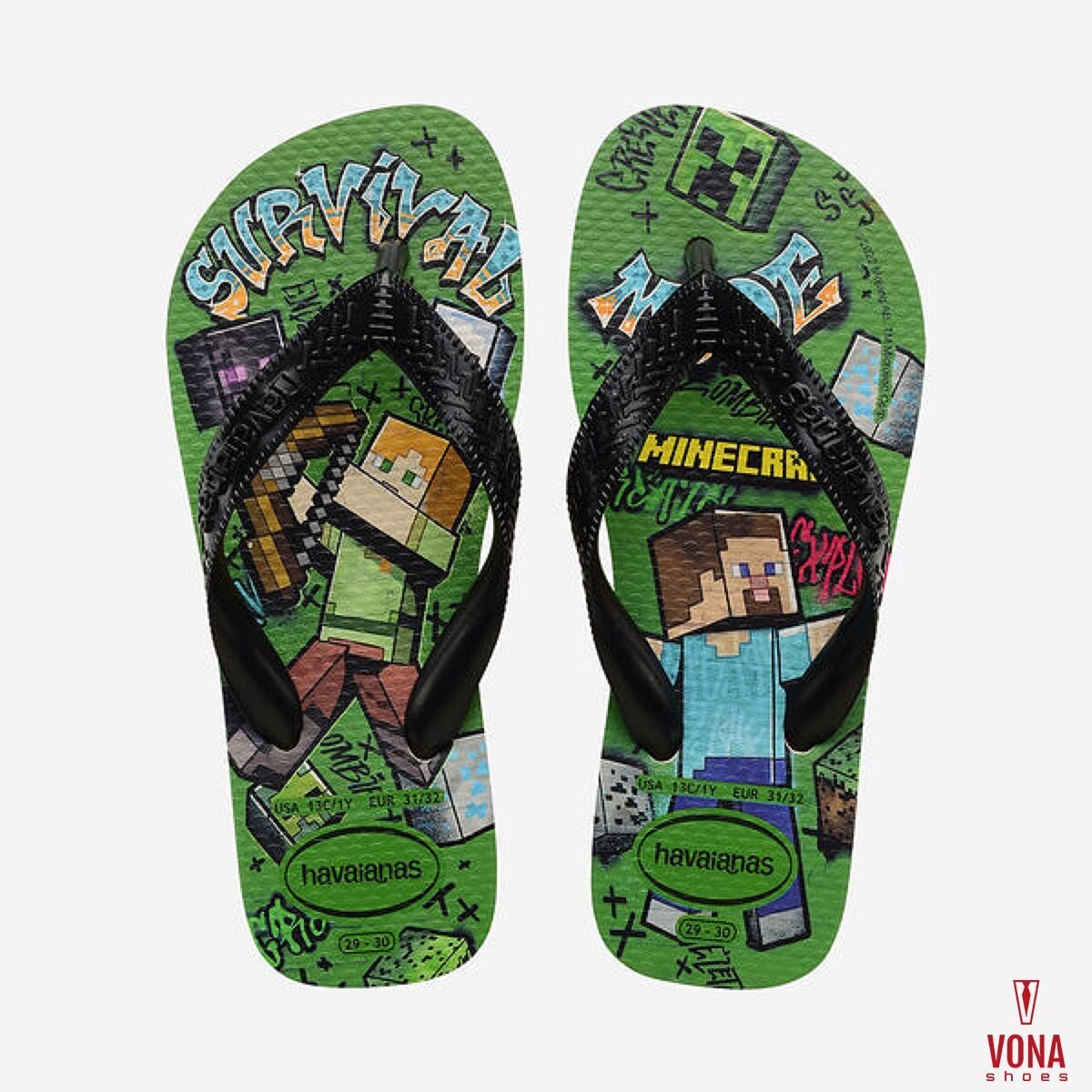 Ciabatta Havaianas Kids Minecraft Bambino